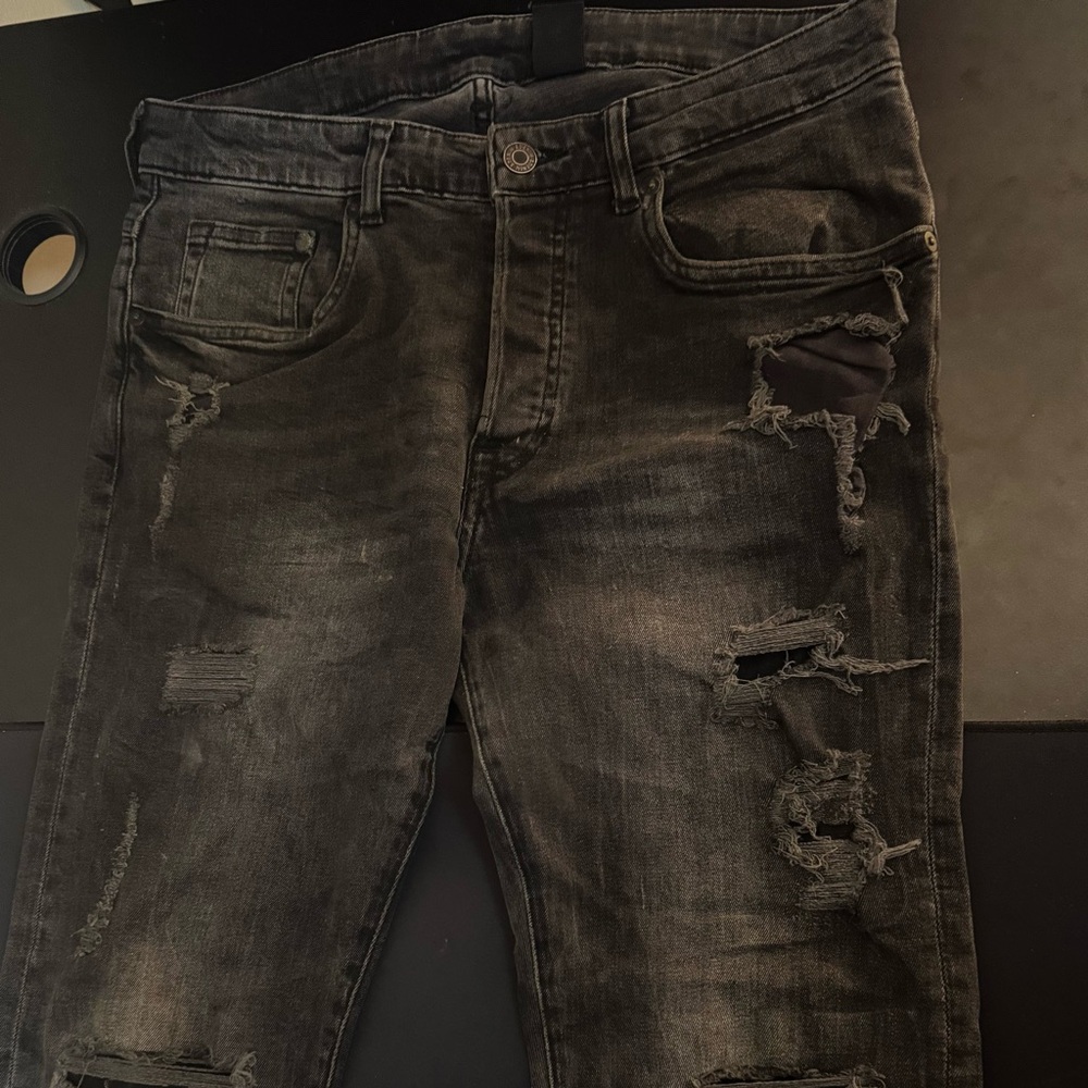 Men Black Skinny Jeans